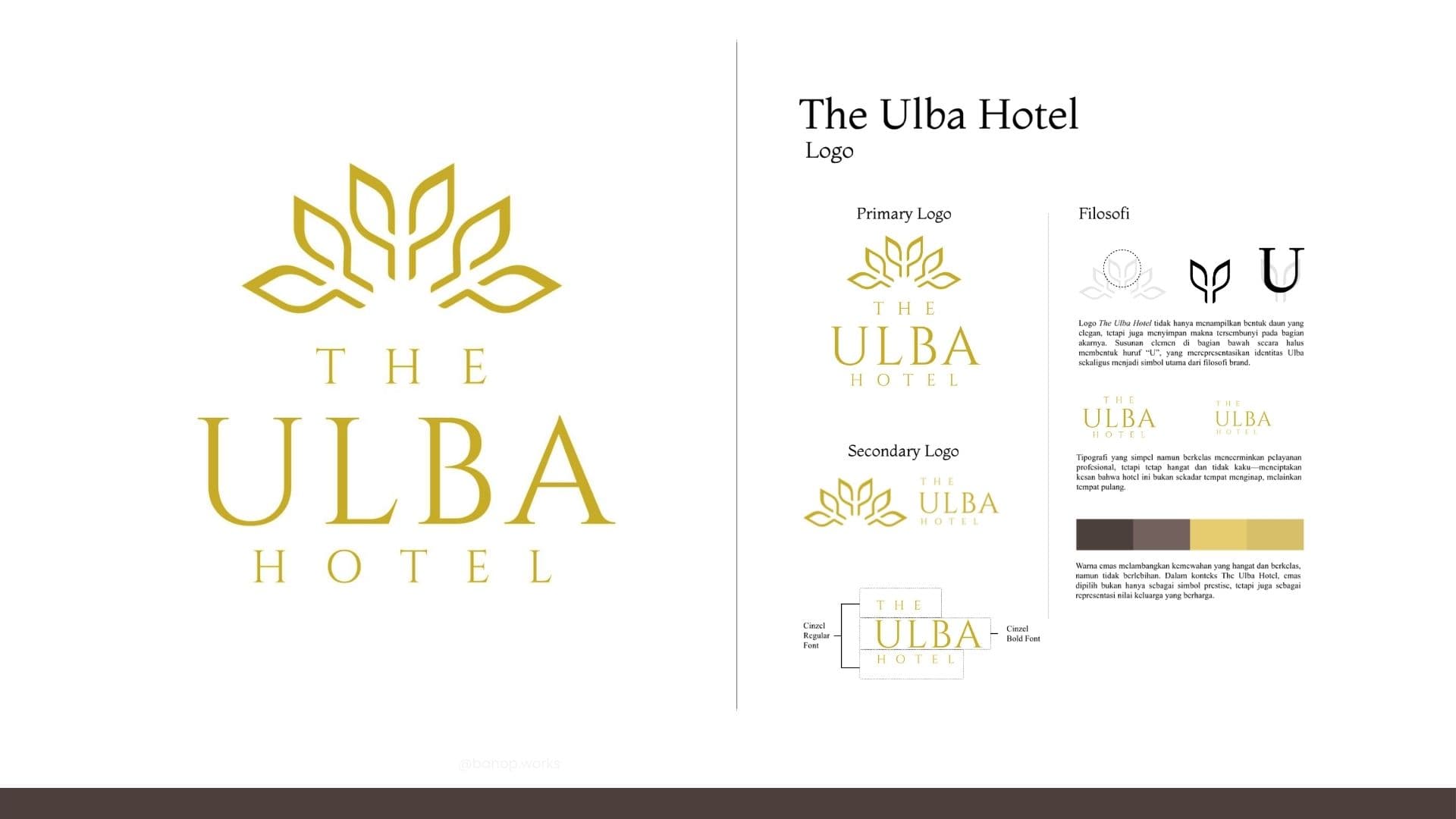 Ulba The Hotel - Logo Design